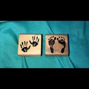 Little hands & little feet stamps stamping